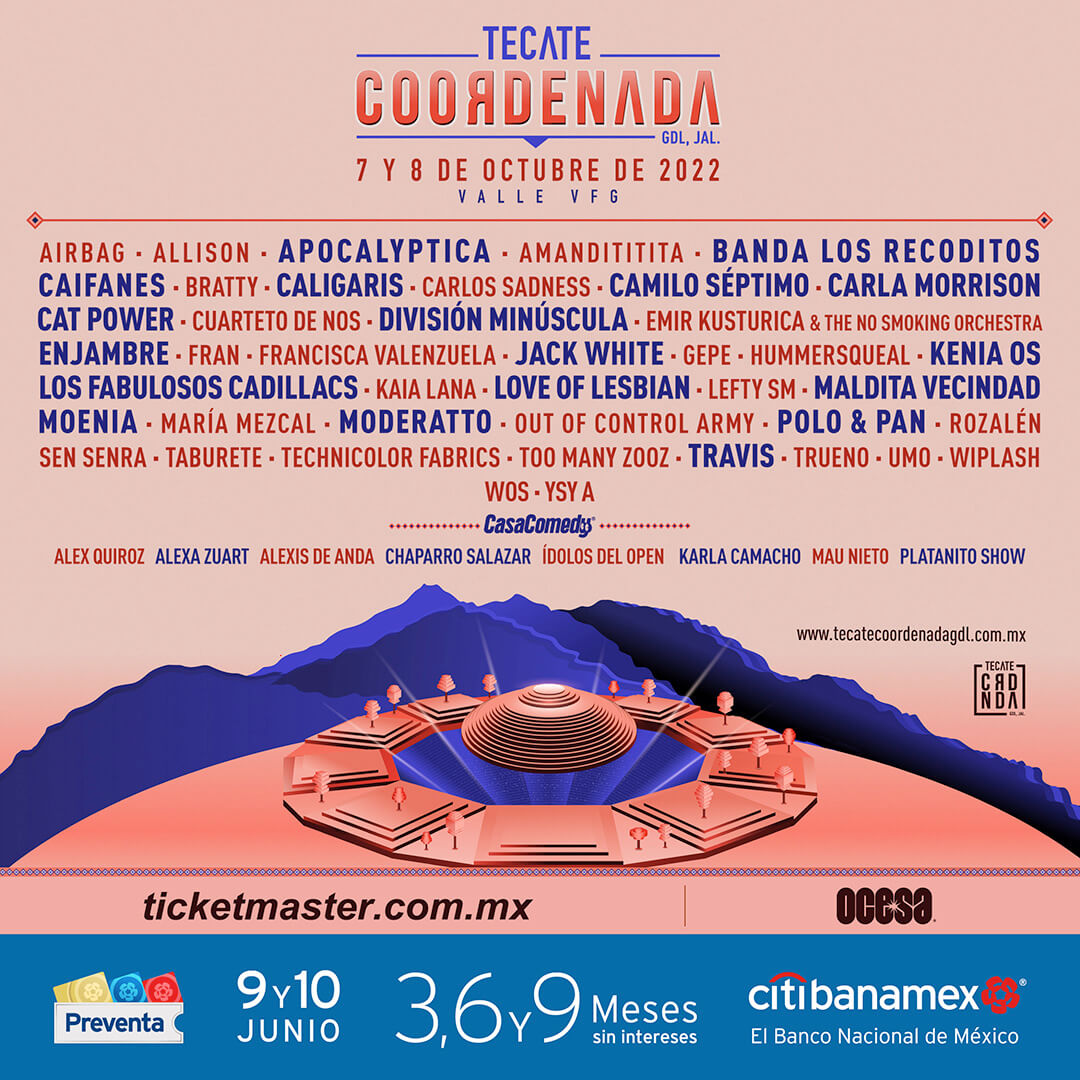 Tecate CRDNDA 2022, 7 y 8 de Octubre en VFG