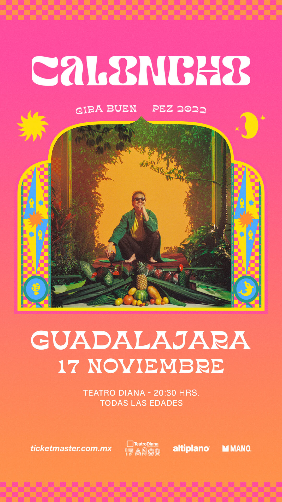 Caloncho, Gira Buen Pez 2022 - 17 de noviembre en Teatro Diana