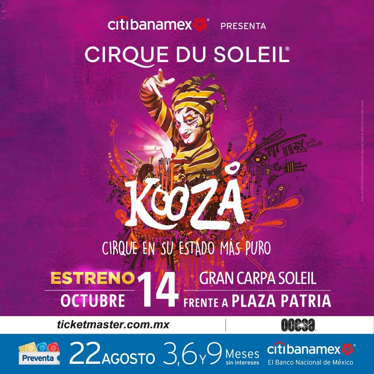 Kooza de Cirque Du Soleil, en Guadalajara Kä Volta