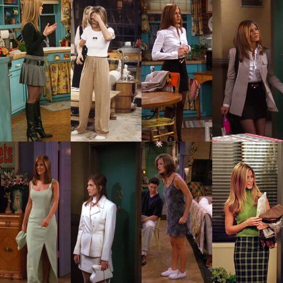 estilo de Friends, Rachel